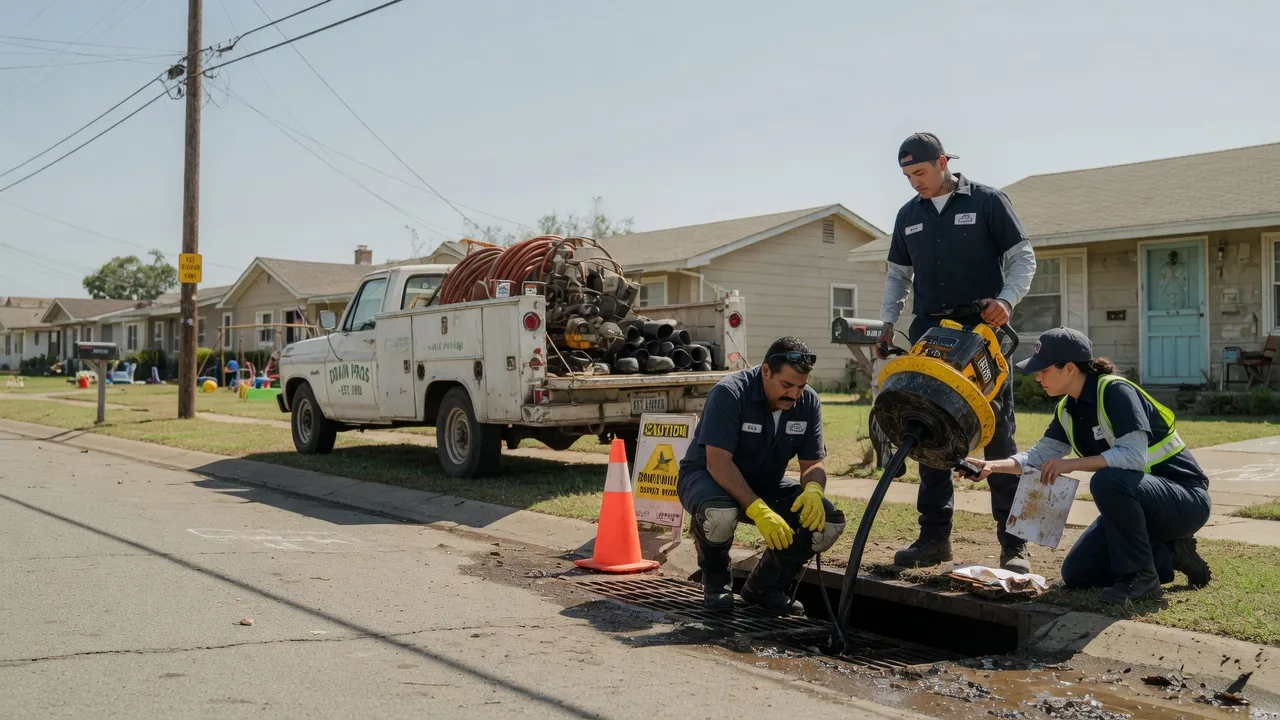 Drain Cleaning in Round Top, TX near me